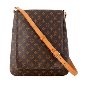 Sold at Auction: Louis Vuitton Noe PM Shoulder Bag, in a brown monogram  coated canvas, with vachetta leather accents and golden brass hardware,  with