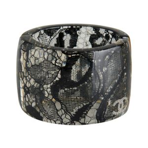 LOUIS VUITTON Nanogram Cuff Palladium Metal. Size S