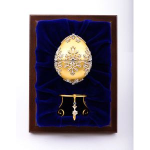 A Winter Enchantment egg by Igor Carl Faberge, housed in…