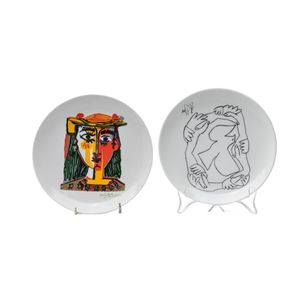 Sarah Papworth Pablo Picasso プレート Pablo Picasso (Spain, France) ceramics - price guide and values