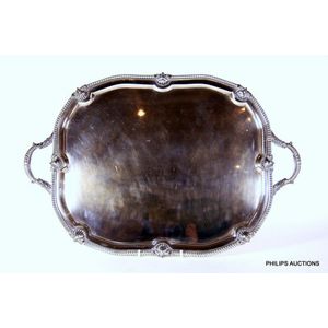 A fine large Mappin & Webb 'Princes' silver plate tray, early…