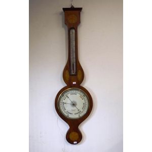 Antique 1920's Advertising Thermometer and Barometer Wooden & Little Pump  House of San Francisco, CA 12 Wall Hanging Thermometer 