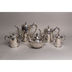 Antique four piece Walker and Hall tea and coffee set as well…