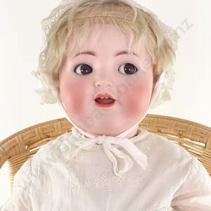 Simon & Halbig bisque character baby, sleeping flirtly brown&hellip;