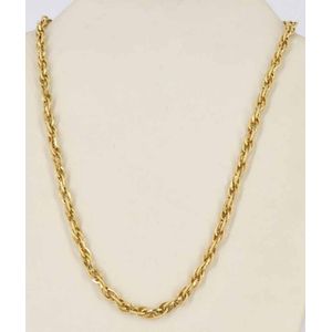 9ct Yellow Gold Italian Classic Thin Rope Chain - 1.9mm - 20