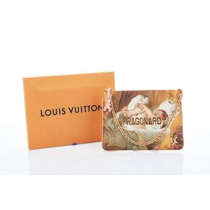 Louis Vuitton x Jeff Koons Pochette Claude Monet Masters MM Lavender  Multicolor in Coated Canvas with Blue/Gold-tone - US