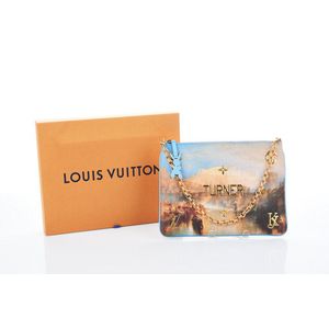 Louis Vuitton Coated Canvas Masters Jeff Koons Turner Pochette