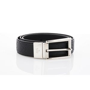 Gucci Double G Belt Cocoa Brown in Calfskin with Aged Silver-Tone - US