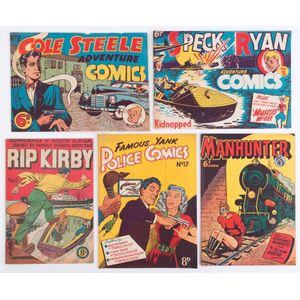 Comics (Australian) - Detective/Crime Titles: selection with…