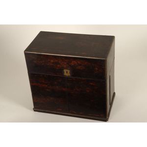 Victorian rosewood cave a liqueur, of rectangular form with…