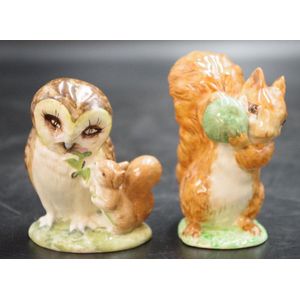 Two Beswick Beatrix Potter animal figurine 