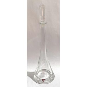 An Orrefors, Sweden decanter, with original box, height 42 cm