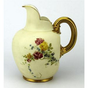 Royal Worcester Spring Flower Pitcher - Royal Worcester - Ceramics