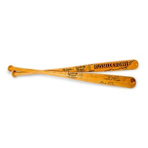 Two 'Louisville Slugger' baseball bats given to Russell Crowe…