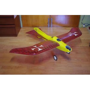 Line operated model aircraft engine and some fittings missing,…