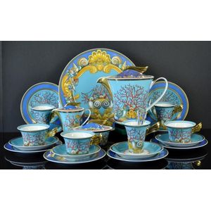 24 piece Rosenthal Versace coffee set. 'Les Tresors de la…