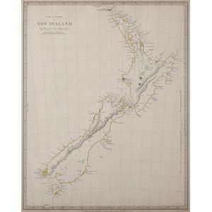 Map of New Zealand for the Society for Diffusion of Useful…
