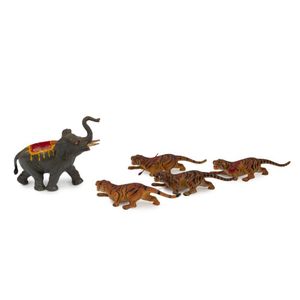 Timpo Toys:- hollow cast lead figures - Indian big game hunting,…
