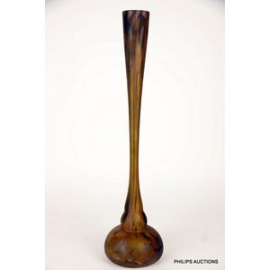 A pate de verre vase in the manner of Andre Delatte, circa&hellip;