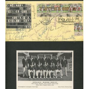 The Centenary Test Match (Melbourne) and The Jubilee Test Match…