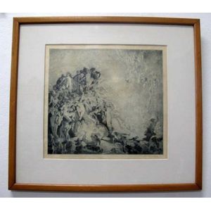 Norman Lindsay, etching, Walpurgis no 5 1920 signed below image…