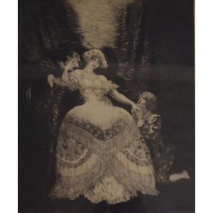Norman Lindsay (1879-1969) ?Donna Juana? 1934, etching 7/55,…