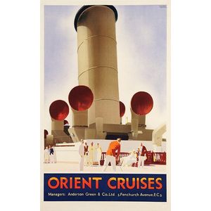 Andrew Johnson (British fl 1920-30s), Orient Cruises, published…