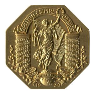 1938 Commonwealth Games in Sydney, Gold Winner's Medal 'British…