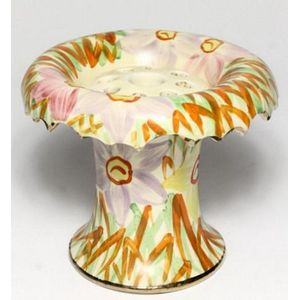 An Arthur wood ceramic vase with frog, H. 15 cm