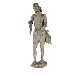 A large and early Santos figure of Jesus Christ, height 60 cm