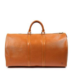 Louis Vuitton, Bags, Louis Vuitton Cipango Gold Epi Leather Keepall 45  Bag With Lock Set