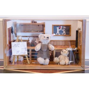 A limited edition children's 'Teddy Bear Workshop' diorama, a…