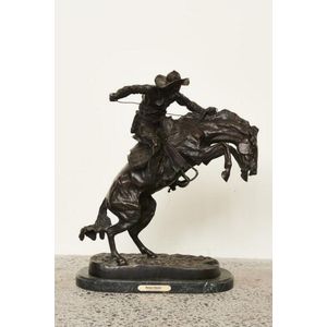 After Frederic Remington (American, 1861-1909), Broncho Buster,…