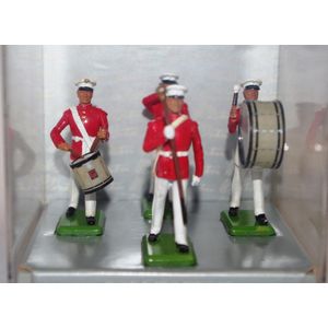 Britains Soldiers 8620 US Marine Drum & Bugle Corp 4 Figures…