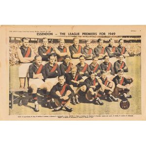 1945 'Football Record' - Charity match, north Team v south Team…