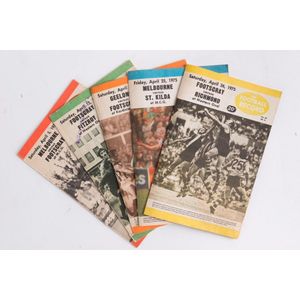 1975 'Football Record's, Noted Home & Away (23), Finals (5) &…
