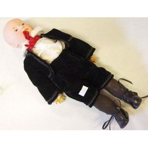 Heubach 'Pouty boy' doll, with bisque head.