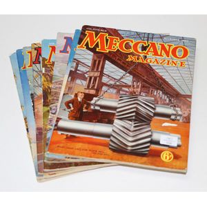 9 1930s Meccano magazines, 457, FALSE, FALSE, FALSE, FALSE, 459,…