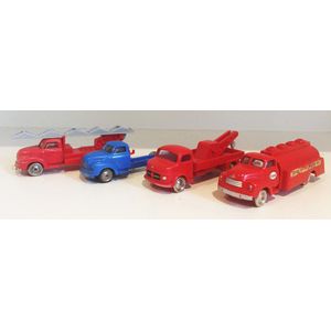 Four Lego Trucks, including a 250 Bedford 'Esso' Extra motor…