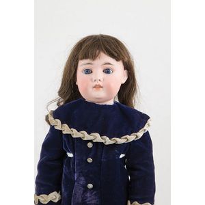 George Borgfeldt & Co, New York bisque doll, blue sleeping eyes,…