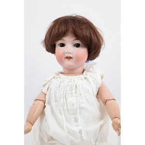 Antique Armand Marseille Doll 26” Bisque Doll Jointed Composition Body