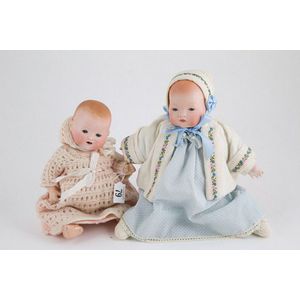 Armand Marseille dream baby as above (broken tooth) together…