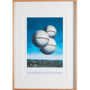 A Le Muse Inquitanti Maestri Del Surrealismo framed poster, a…
