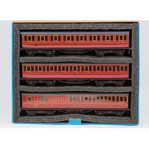 Boxed Ace as new vintage coach set NZR 1st Class, 2nd Class and…