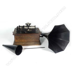An early 20th century Edison 'Standard Phonograph' 'Combination…