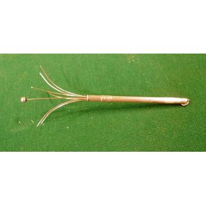 Vintage sterling silver cocktail swizel stick, 13 cm long approx