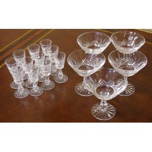 Sixteen Waterford Crystal 'Lismore'glasses, comprising of 5…