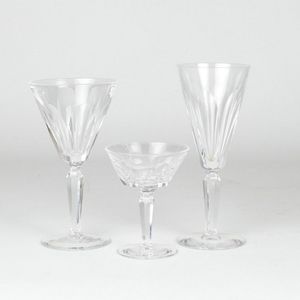 Sixteen Waterford 'Sheila' crystal glasses, comprising four…