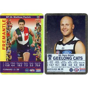 Stamped A Hero Series 2 pin badge club 10 AFL Geelong cats Gary Ablett 