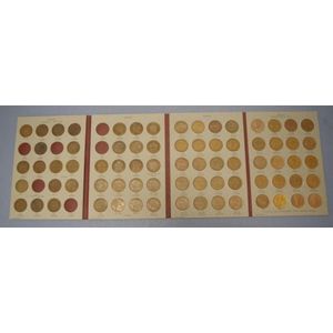 Hawthorn Press Australian part penny set with each coin slot…